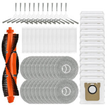 57 Pièces pour Mijia M30 Pro/C107 Pièces D'Aspirateur Brosse Latérale Principale Filtre HEPA Chiffon de Vadrouille Sac à Poussière Accessoires