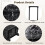 Collapsible Shopping Cart with Wheels Portable Telescoping 4