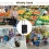 Collapsible Shopping Cart with Wheels Portable Telescoping 3