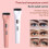 (White) 2024 USB Rechargeable Electric Heated Eyelash Curler Long Lasting Makeup Tool 1