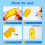 Plastic Key Tags with Labels and Ring 50 Pcs 5