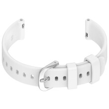 Quick Release Watch Belt Silicone Wriststrap Bracelet for-White