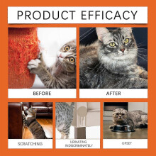 (3pcs) Cat Deterrent Spray Natural Scratching Cats Anti Scratch Spray No Stimulation Orange Fragrance Sofa Furniture Protectors