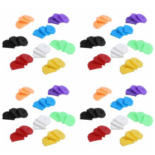 96 Key Caps with Flexible Key Cover for Easy Identification of Door Keys, Multicolor