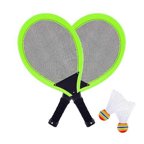 Kids Badminton Set with Light-Up Rackets and Shuttlecock