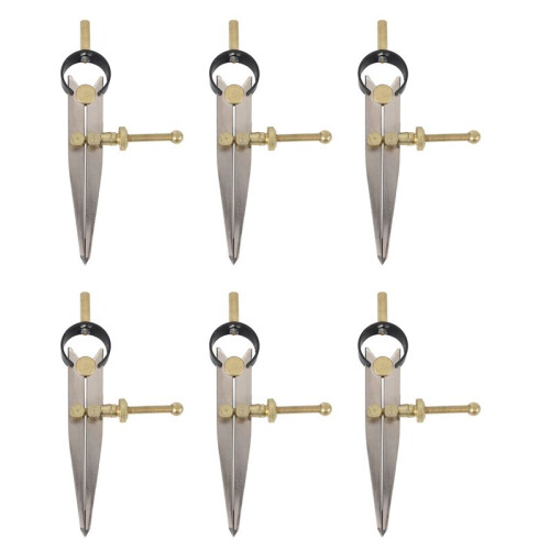 6X Leather  Rotating  Tool Diy Wing Divider Adjustable Steel Leather  Making Rotating Tool