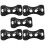 Black Universal Adjustable Backup Camera Bracket Set 5 pcs 1