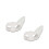 Kids Hallux Valgus Protector 2-Pack, Toe Corrector for Overlapping Toes - White 3