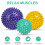 Spiky Massage Ball Set for Myofascial Release 3 Pack 4