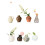 Ceramic Vase Fridge Magnet Porcelain Message Sticker 1