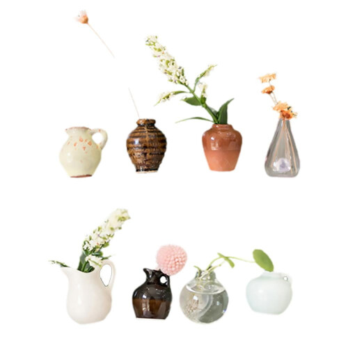 Ceramic Vase Fridge Magnet Porcelain Message Sticker