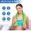 Microfiber Ice Towel 40x12 inch 4-Pack 4