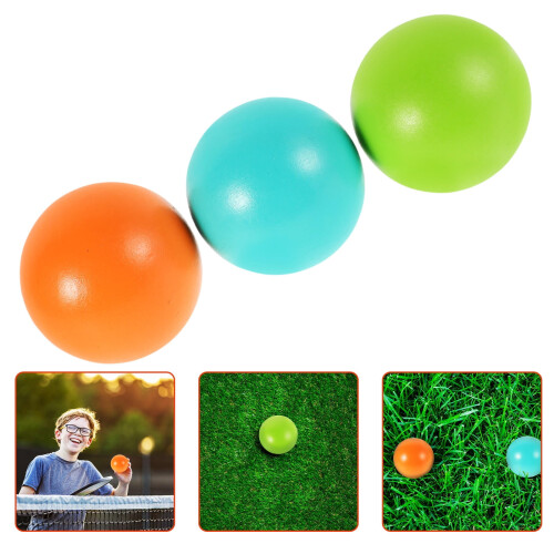 Croquet Balls Orange Pine 3-Piece Set