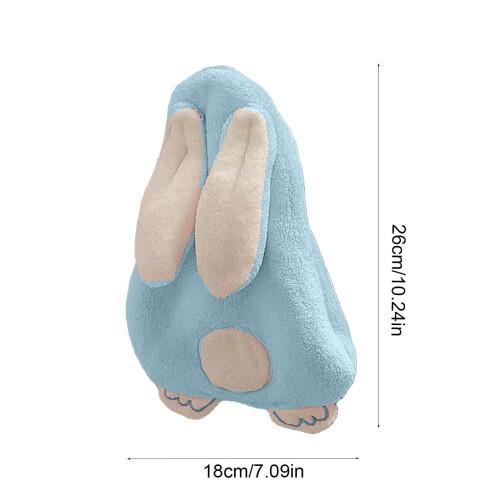 Bunny Hand Towels with Hanging Loops Microfiber 12 Pack 2