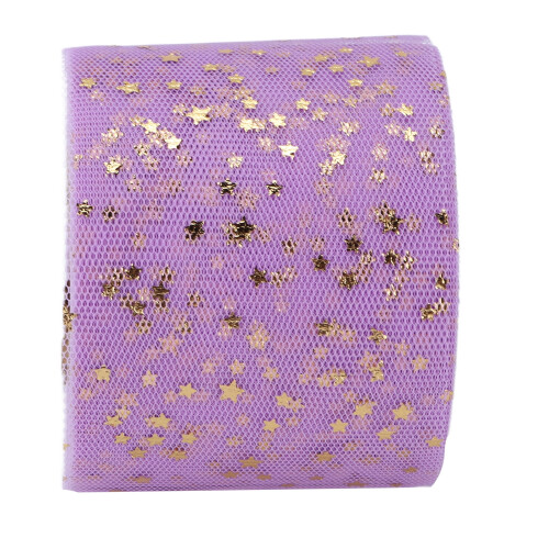 Glitter Tulle Fabric Rolls for DIY Decor 2 Pcs 1