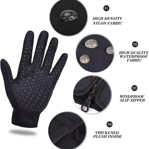 Norsen Thermal Pro Waterproof Windproof Gloves with 1