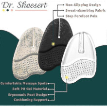 (3colors) 3 Pairs Metatarsal Pads For Flip Flops, Gel Metatarsal Pads For Flip-flops Thong Sandals, Forefoot Pads For Thong Sandal - KeJ