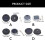 Solar Light Replacement Tops LED Bulbs Weatherproof 2PCS 3