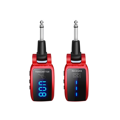 Wireless UHF Guitar Transmitter Receiver with LED Screen 1