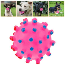 Pet Toys Colorful Chew Ball Squeaker with Quack Sound for Dogs 3Pcs
