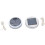 Solar Light Replacement Tops LED Bulbs Weatherproof 2PCS 8