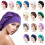 Sleep Hat Navy Satin Wide Headband 1 Piece 2