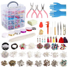 Jewelry Making Kit Beads Wire Findings 1960 Pieces