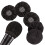 Disposable Microphone Cover Non-Woven Black 200 Pcs 1