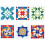 Sunshine Barn Kaleidoscope Quilt Stencil Set 6 pcs 1