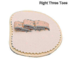 (Right Three Toes) Pedifix Toes Straightener Pad Budin Splint Hammer Toe Corrector Set