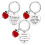 Stainless Steel Teacher Appreciation Keychain 5