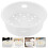 Kitchen Steamer Basket White Smooth-Edged for Pot 7