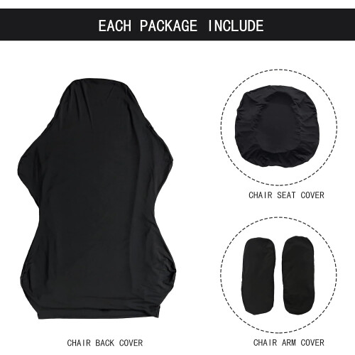 Gaming Chair Cover Stretch Washable 1 Piece 2
