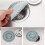 Bathroom Sink Filter Screen TPR 13x13cm Soft Fit 4