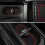 Black Center Console Cup Holder Insert Divider for Subaru 2