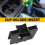 Black Center Console Cup Holder Insert Divider for Subaru 3