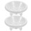 ABS Urinal Stopper White Anti-Splash 2 Pcs 5