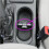 Black Center Console Cup Holder Insert Divider for Subaru 8