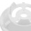 ABS Urinal Stopper White Anti-Splash 2 Pcs 6