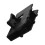 Black Center Console Cup Holder Insert Divider for Subaru 4