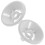 ABS Urinal Stopper White Anti-Splash 2 Pcs 7