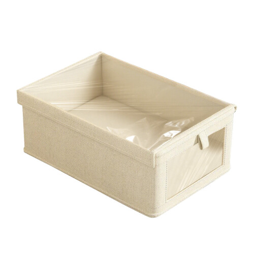 Karymi Fabric Clothing Storage Box with Lid 1 Pack 1
