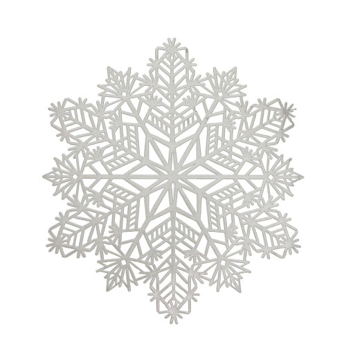 Snowflake Placemat Silver 38 cm 1