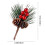 Artificial Pine Picks with Red Berries 2.4x4 inch 3
