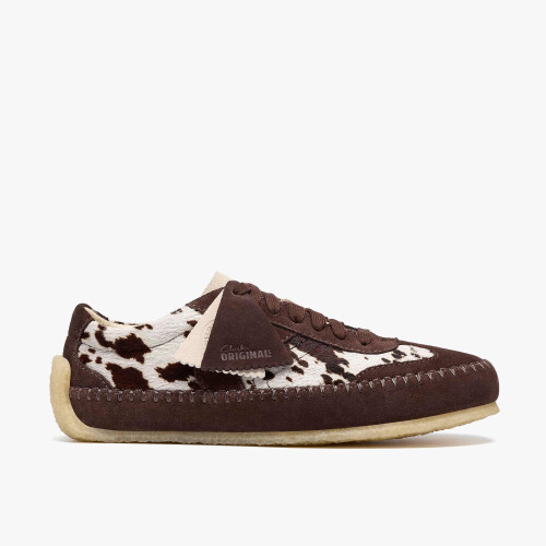 Clarks (Standard, 6.5 (Adults')) Tor Low Brown Cow Print