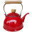 Vintage enamel tea kettle red 20x16 cm 1