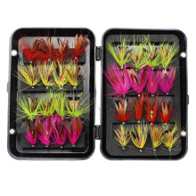 Fly Fishing Flies Kit Dry Wet Nymphs Ants 32 pcs