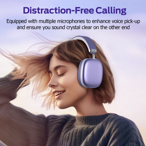 Over-Ear Bluetooth Headphones Lightweight 65Hrs Playtime 1