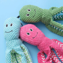 Dog Toys Supplies Plush Octopus Chewing Toy 6Pcs Assorted Color