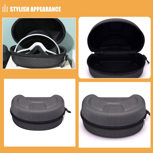 WHAMVOX hard shell goggles case EVA black 2 pcs 2